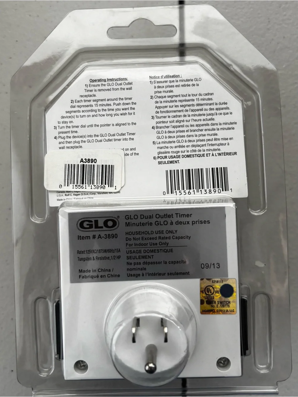 Glo Duo Outlet Aquarium Timer